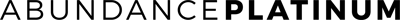 Abundance Platinum Logo BLACK