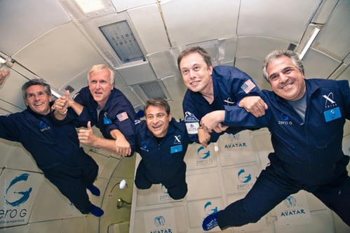 Cameron Musk ZeroG Flight