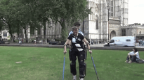 paralyzed pregnant woman bionics half marathon