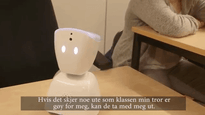 robot attend school