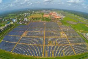 solar power airport