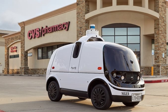 Road to Singularity - Nuro and CVS Self Driving Shuttle