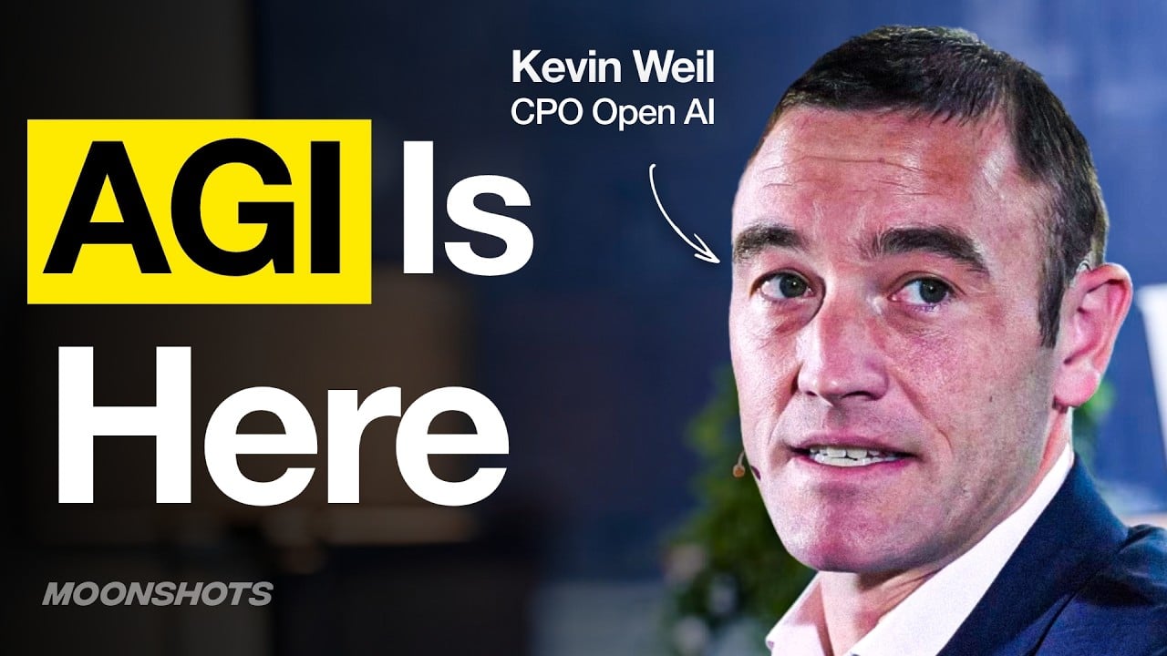 EP #189 Open AI's Head of Product on the AI Race, Google & the Reality of AGI w/ Kevin Weil & David Blundin
