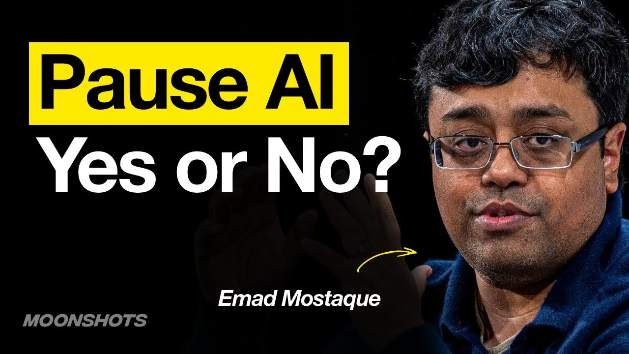 EP #36 Stability AI Founder: Halting AI Training is Hyper-Critical For Our Security w/ Emad Mostaque