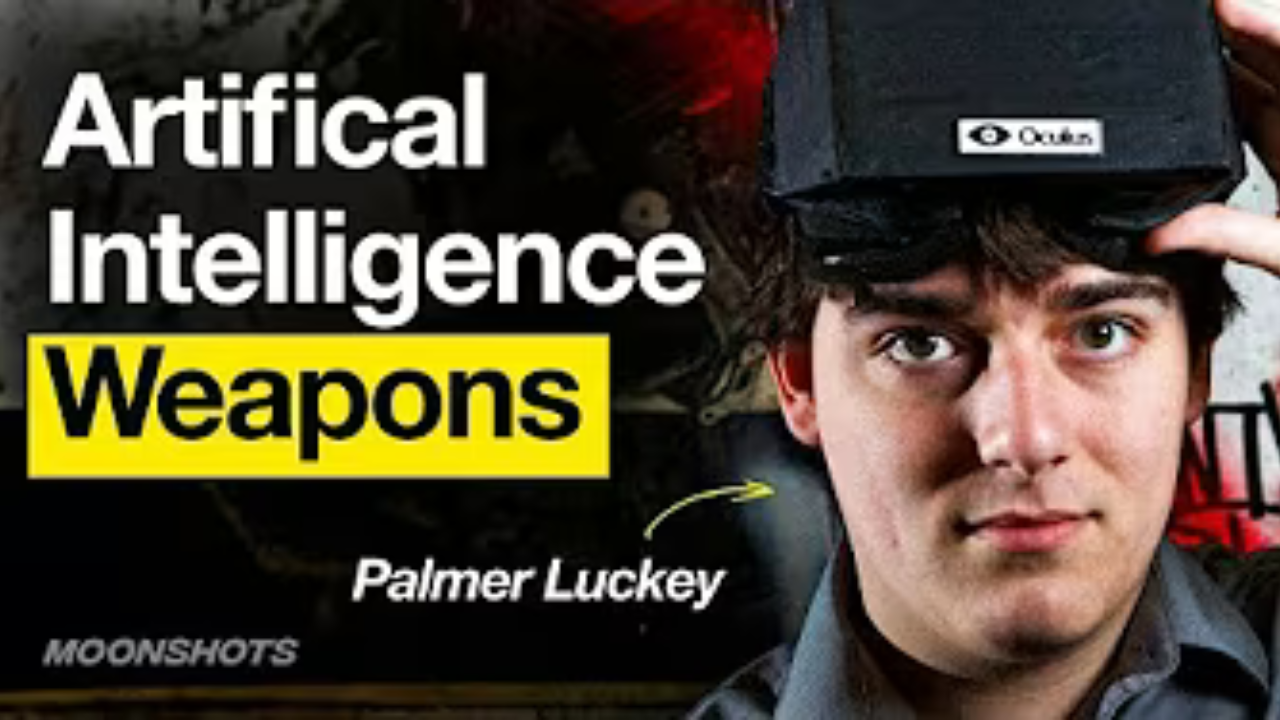 EP #37 How The Founder of Oculus is Building High-Tech Weapons to Protect America w/ Palmer Luckey
