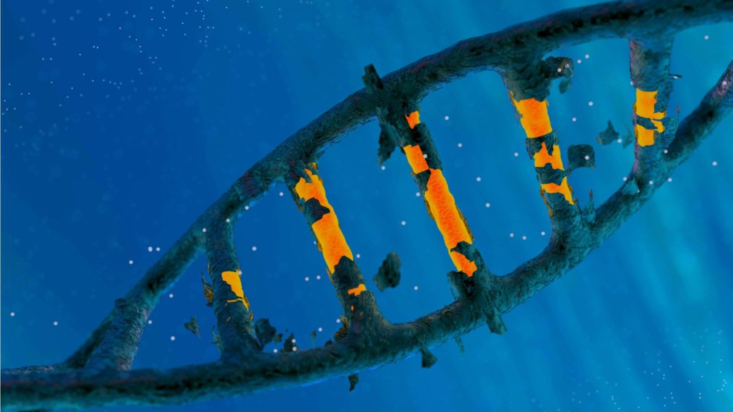 dna helix strand genome sequence editing